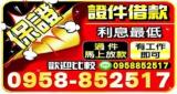 證件借款廣告-利息最低、過件馬上放款、有工作即可辦理，服務專線0958852517