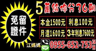 免留證件-借款資訊