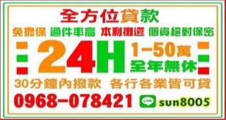 1~50萬全方位貸款，各行各業皆可貸