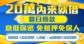 20萬內快速借款，來電就借您
