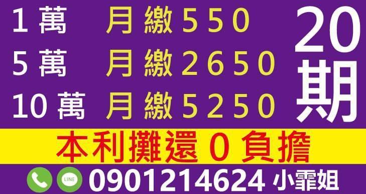 10萬內本利攤還
