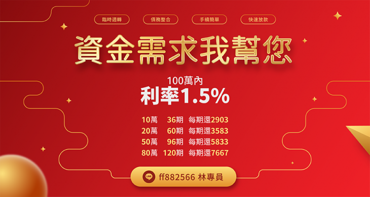 資金需求我幫您 臨時週轉 債務整合